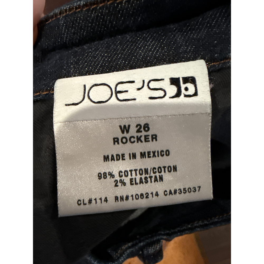 Joe's Jeans Women's Dark Wash Denim Jeans in Blue - Picture 4 of 5